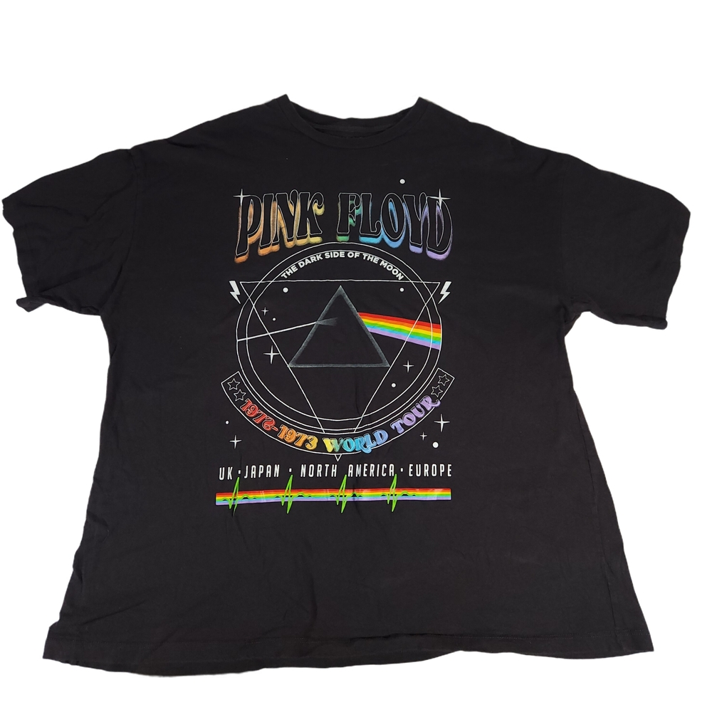 Pink Floyd Black World Tour T-Shirt Vintage